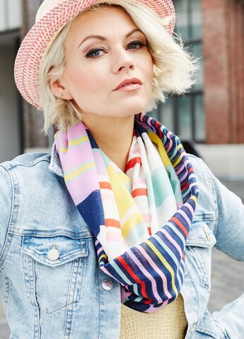 SAMAYA Tube Scarf 'MABLY' in Yellow: front