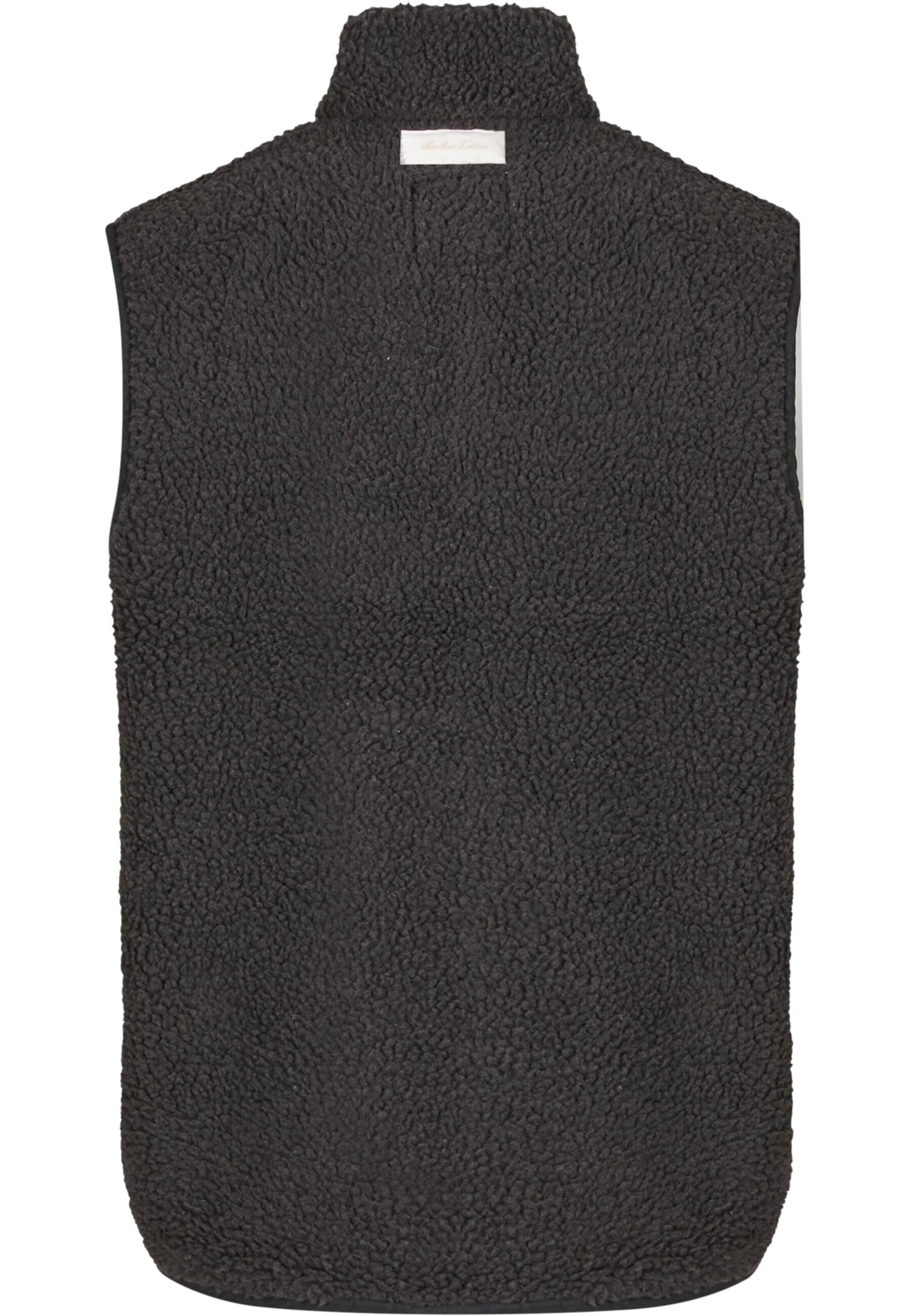 Gilet 'Sherpa' Another Cotton Lab en noir : devant