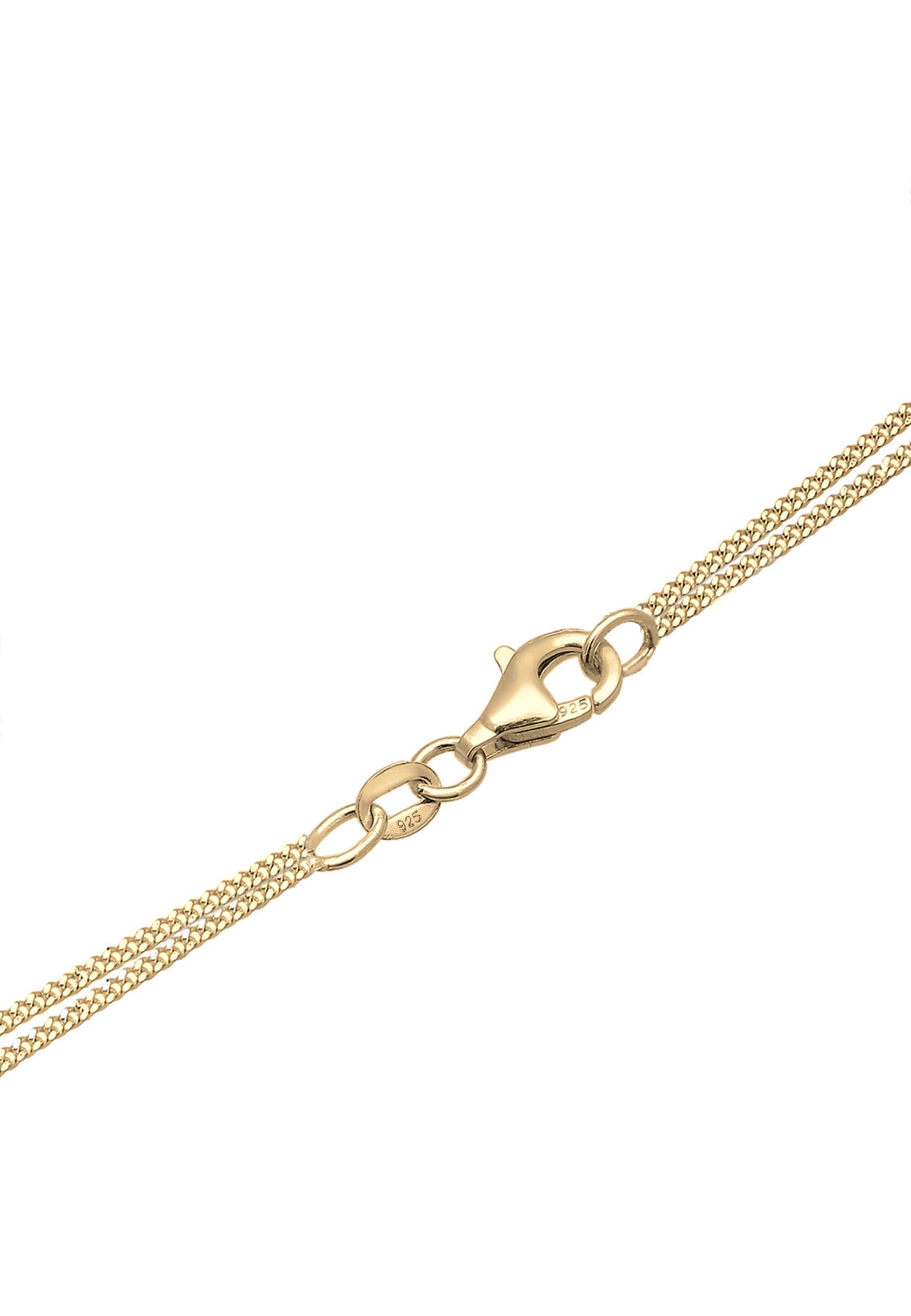 ELLI Halskette Herz, Layer in Gold