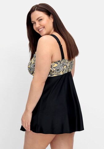 SHEEGO - Bustier Tankini en negro