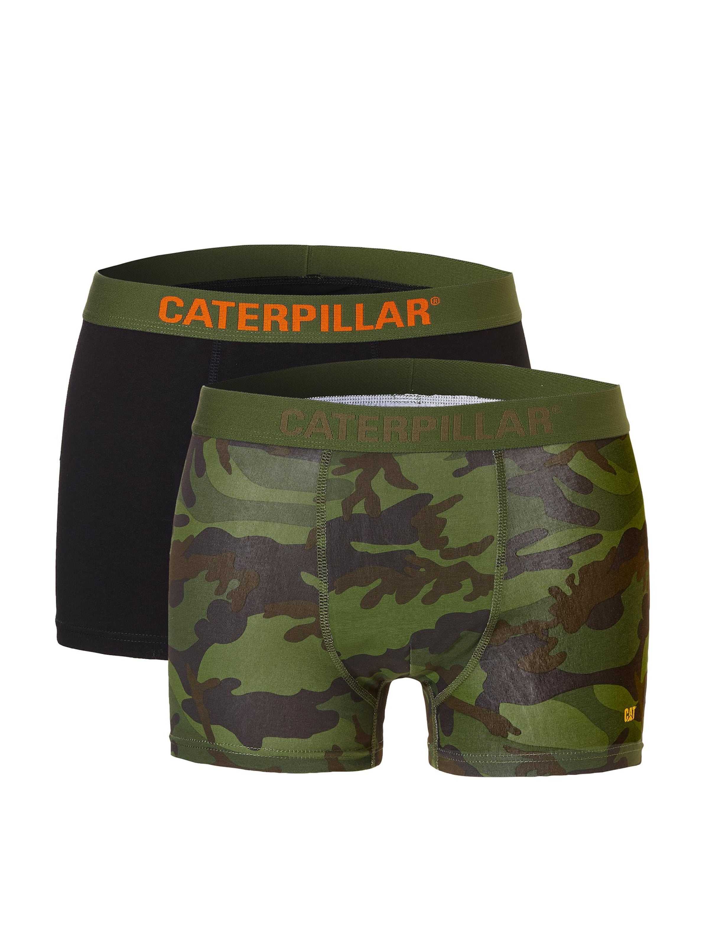 CATERPILLAR Boxershorts 'CAT  2-Pack' in Groen: voorkant
