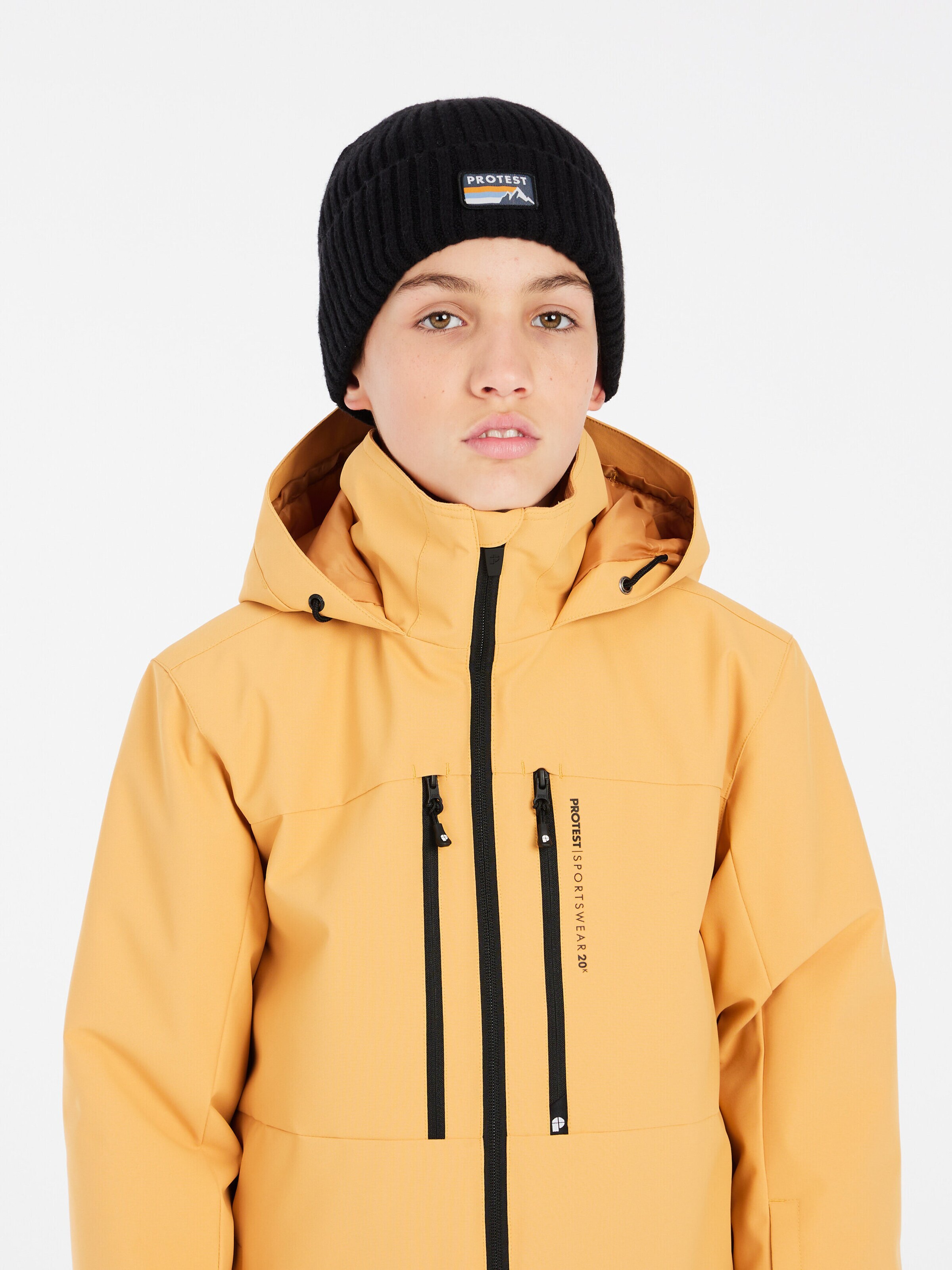 PROTEST Athletic Jacket 'PRTFLYNTY JR' in Yellow