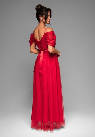 Robe de soirée 'Laila' Ombre en rouge