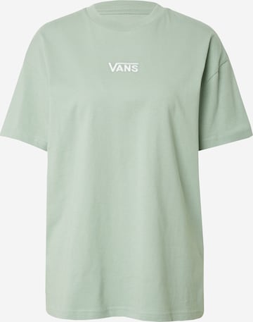 VANS - Camisa 'Flying' em verde: frente