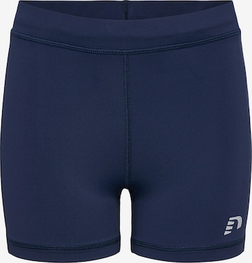 Newline Skinny Sportbroek in Blauw: voorkant