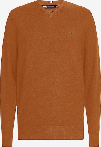 TOMMY HILFIGER Regular Fit Pullover in Braun: predná strana