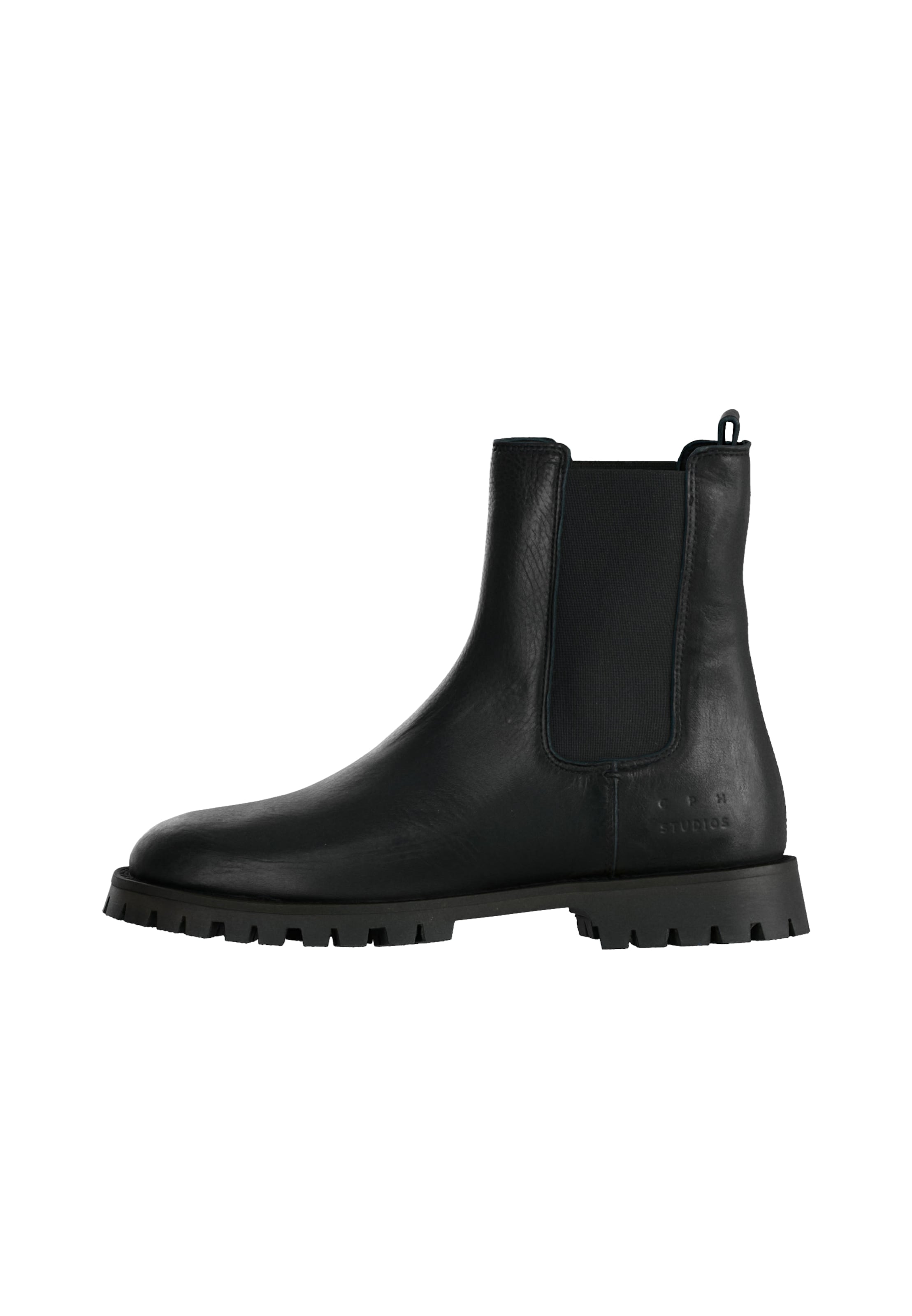 Copenhagen Studios Chelsea Boots '850' in Schwarz: Vorderseite