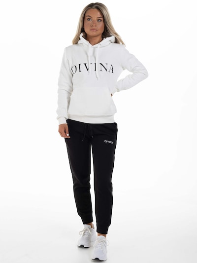 Divina Sweatshirt 'Original' in schwarz / weiß, Produktansicht