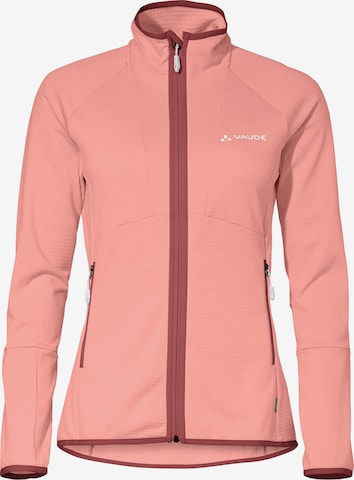 VAUDE Funktionsfleecejacke 'Monviso' in Orange: Vorderseite