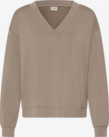 Felpa 'FRAURORA' di Fransa in marrone: frontale