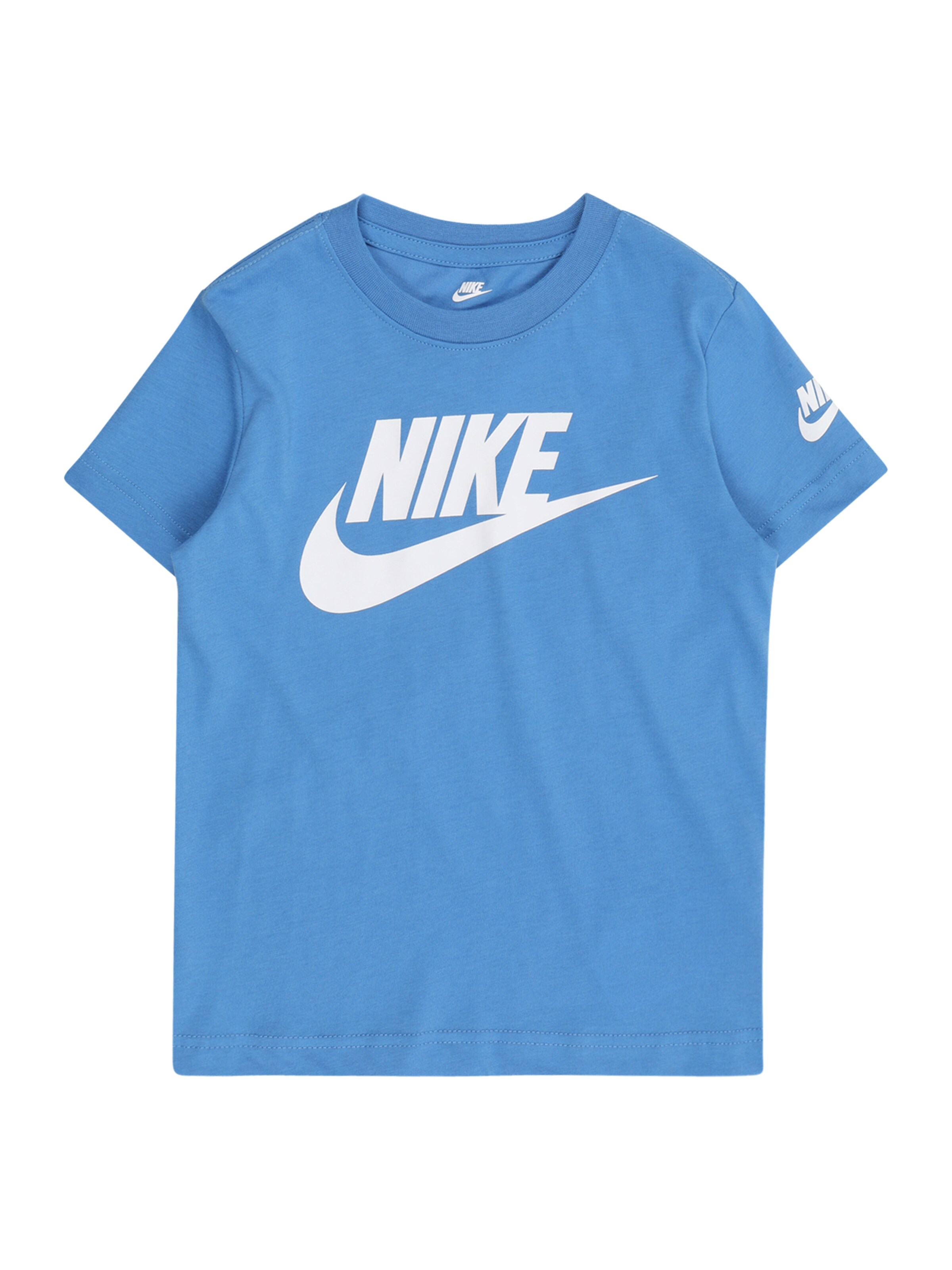 Nike Sportswear Tričko 'FUTURA EVERGREEN' – modrá: přední strana