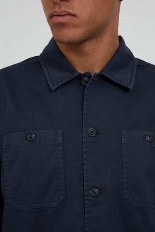 BLEND Comfort fit Button Up Shirt 'AVINO' in Blue