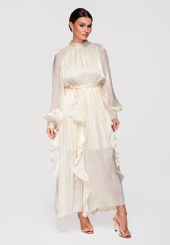 Ombre Avondjurk 'LA-OM-DLR301' in Beige