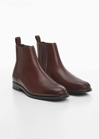 MANGO MAN Chelsea Boots in Brown