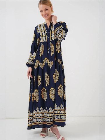 Bigdart Jurk in Blauw: voorkant