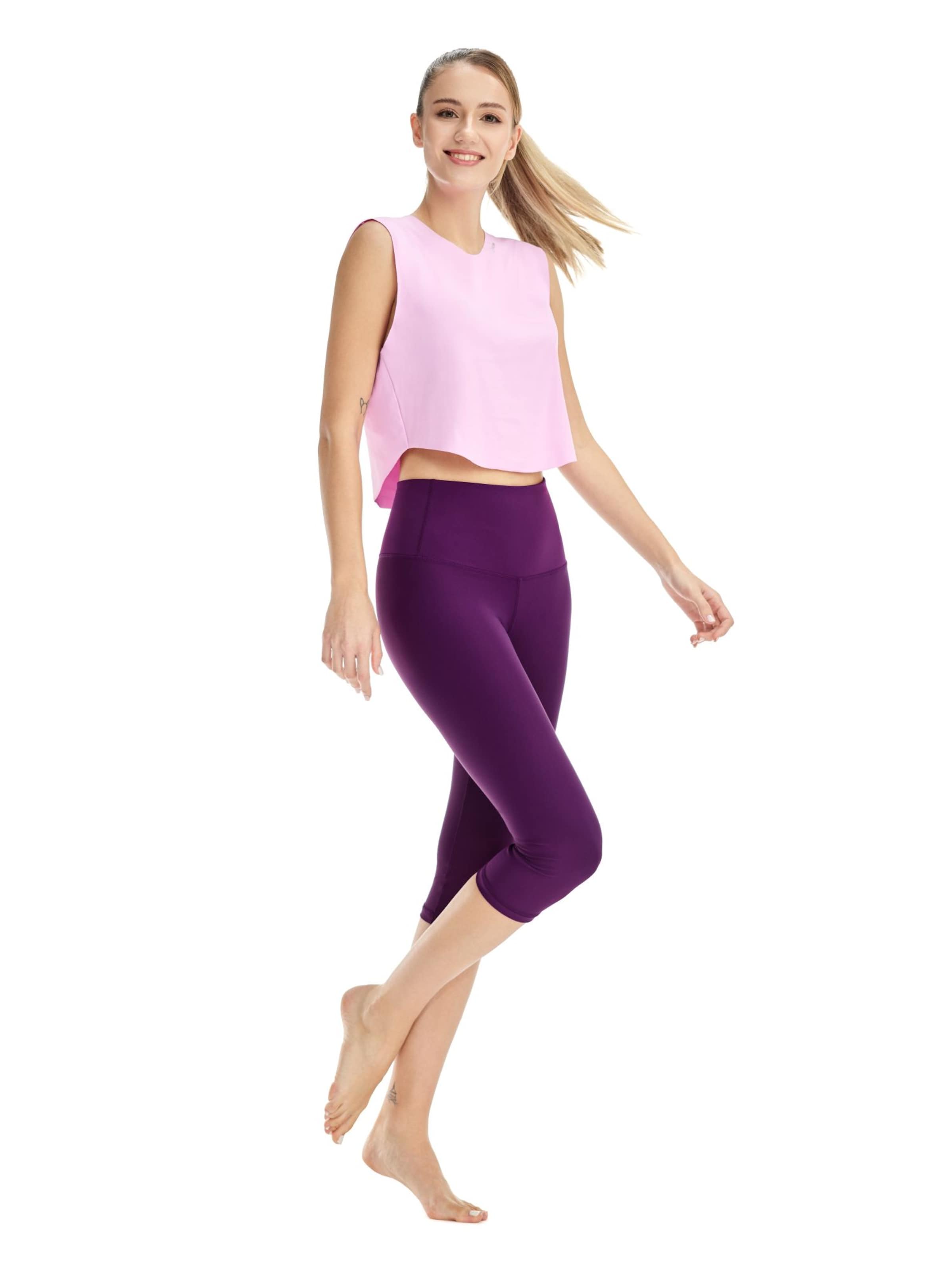 Winshape Skinny Športové nohavice ' HWL217C ' - Fialová