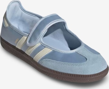 ADIDAS ORIGINALS Riemchenballerina 'Samba Jane Crystal Sky' in Blau: Vorderseite