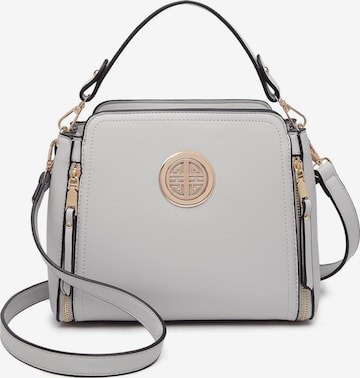 Miss Lulu Shoulder Bag in Grey: front