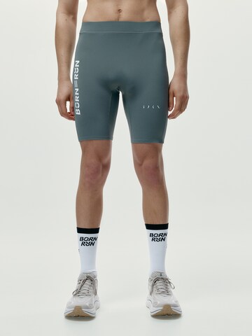 Born Regular Sportbroek ' Aero Run ' in Groen: voorkant