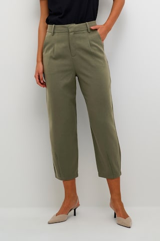 Kaffe Tapered Pants 'Merle' in Green: front