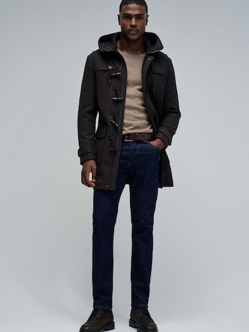 Salsa Jeans Winter Jacket 'Wool Duffle Coat' in Brown