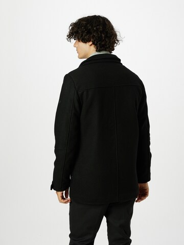 INDICODE JEANS Between-Season Jacket 'Clark' in Black