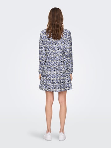 ONLY Shirt Dress 'Sandy' in Blue