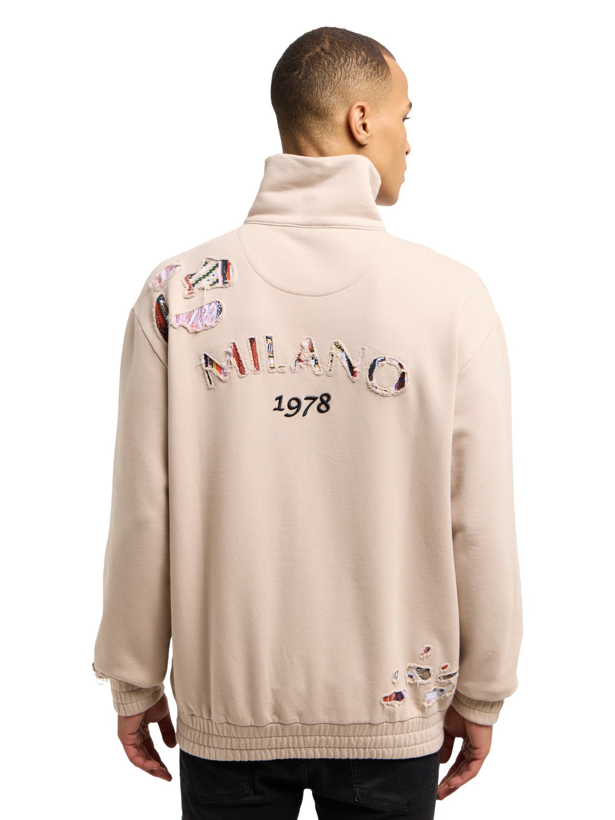 Carlo Colucci Sweatshirt ' Delle ' in Beige