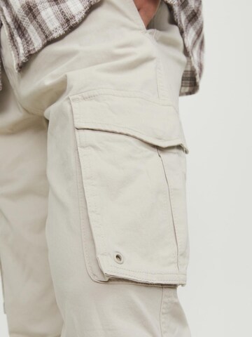 JACK & JONES Tapered Cargohose 'Kane Noah' in Beige