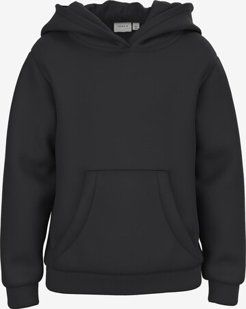 NAME IT - Sweatshirt 'LENA' em preto: frente