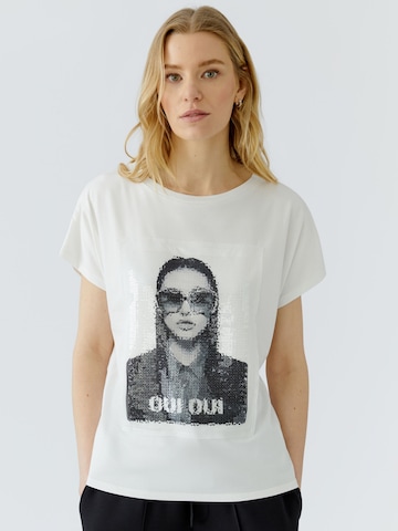 OUI T-Shirt in Weiß: Vorderseite