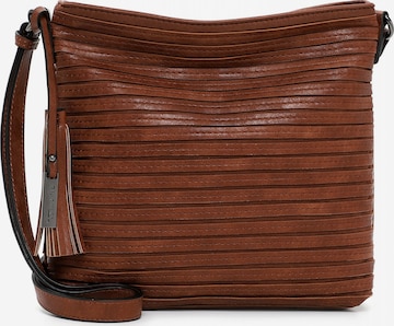 TAMARIS Crossbody Bag 'Dalia' in Brown: front