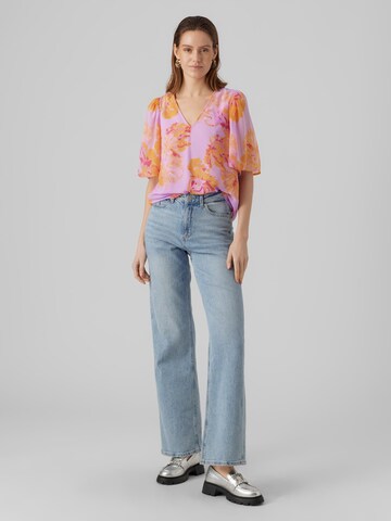 VERO MODA Blouse 'Hope Dino' in Lila