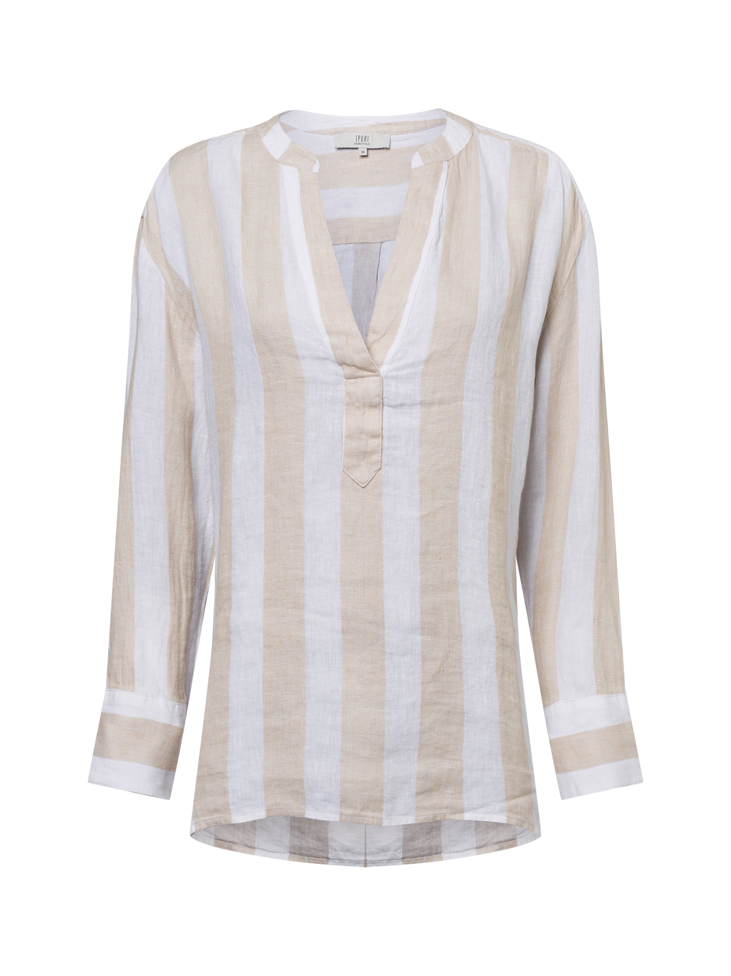Ipuri Bluse in Beige: Vorderseite