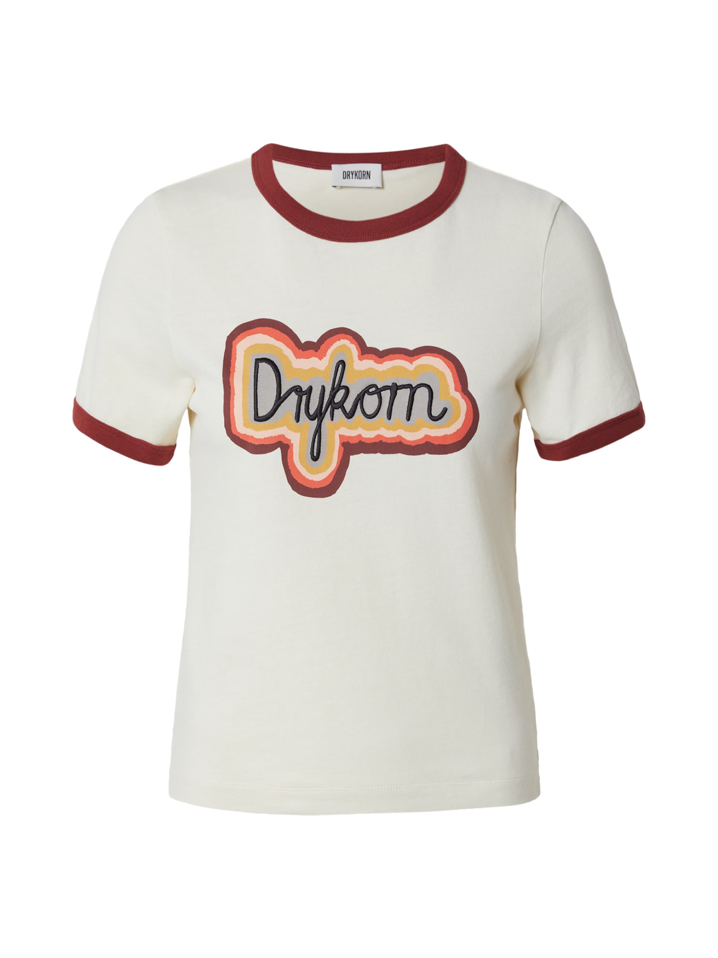 T-shirt 'RILA_P2' DRYKORN en jaune : devant