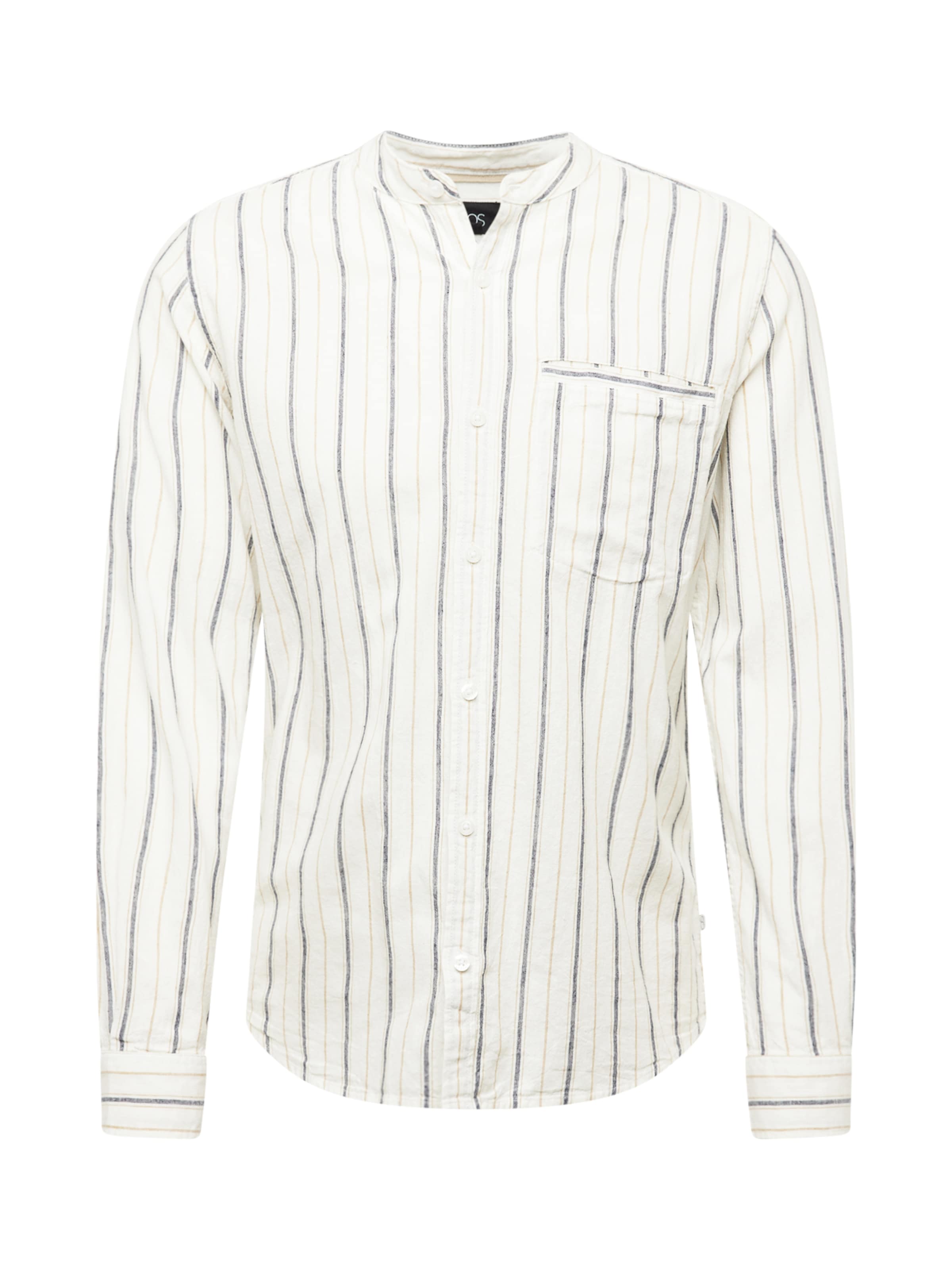 QS Regular fit Button Up Shirt in White: front