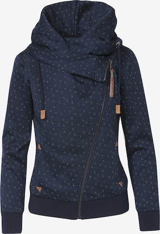 Sweat-shirt KOROSHI en bleu : devant