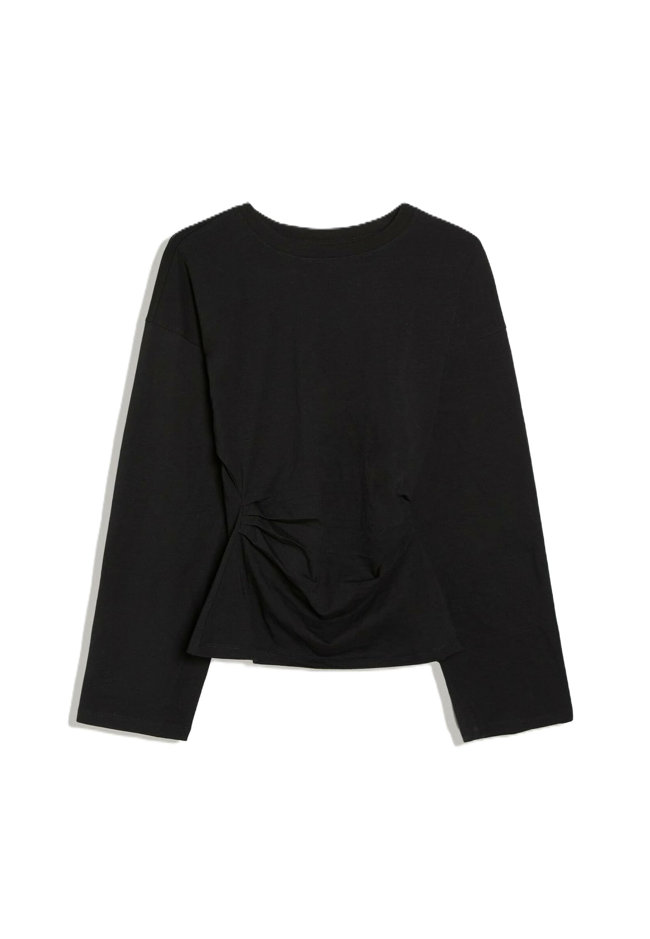 Tricou de la Bershka pe negru: față