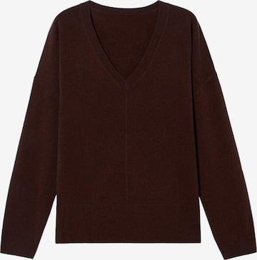 Pull-over oltre en marron : devant