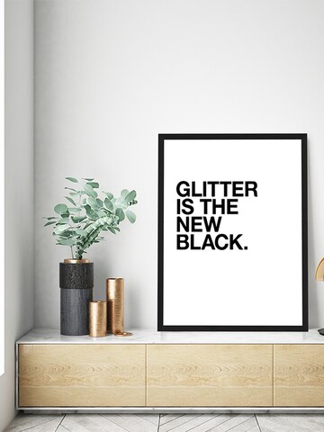 Liv Corday Image 'Glitter is the New Black' in Black