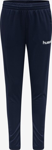 Hummel Workout Pants in Blue: front