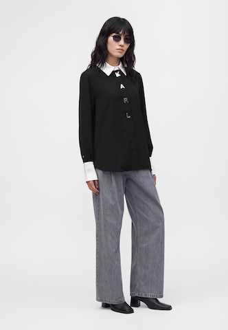 Karl Lagerfeld - Blusa en negro