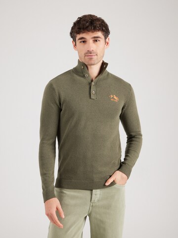 Only & Sons Pullover 'ONSREES' in Grün: Vorderseite