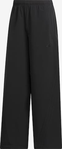 Wide Leg Pantalon de sport ADIDAS PERFORMANCE en noir : devant