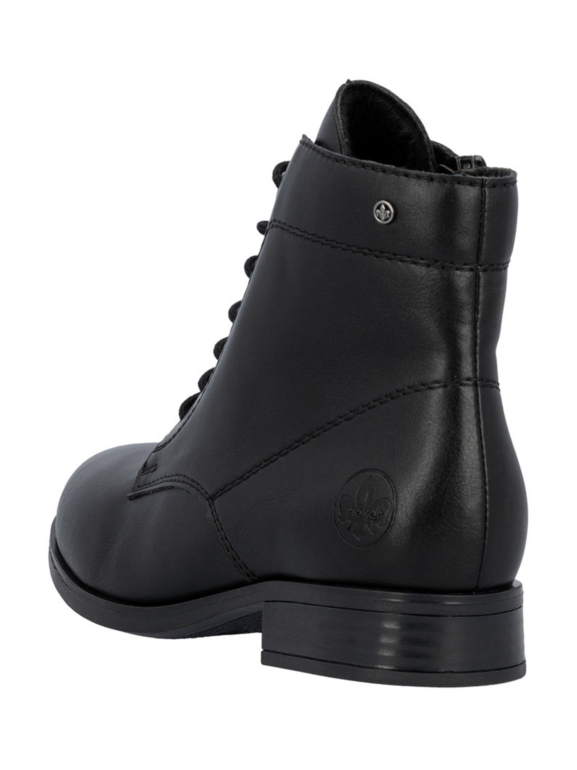 Bottines à lacets Rieker en noir