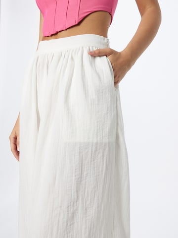 Wide leg Pantaloni di Misspap in bianco