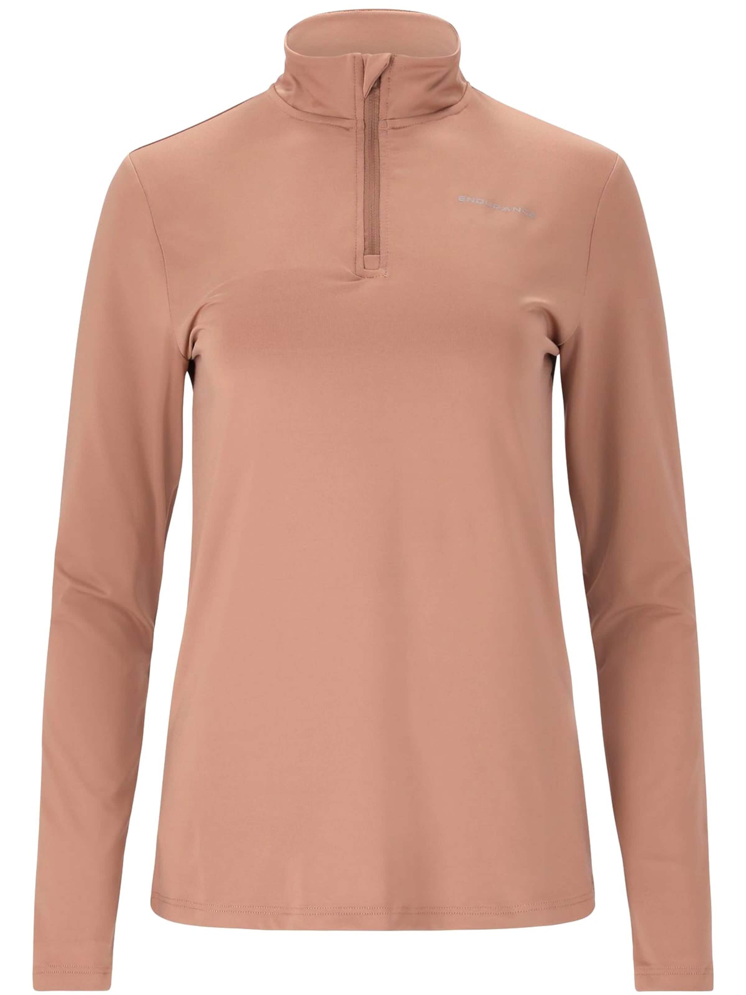 ENDURANCE Sportspullover 'Jaelyn W Midlayer' i brun: forside
