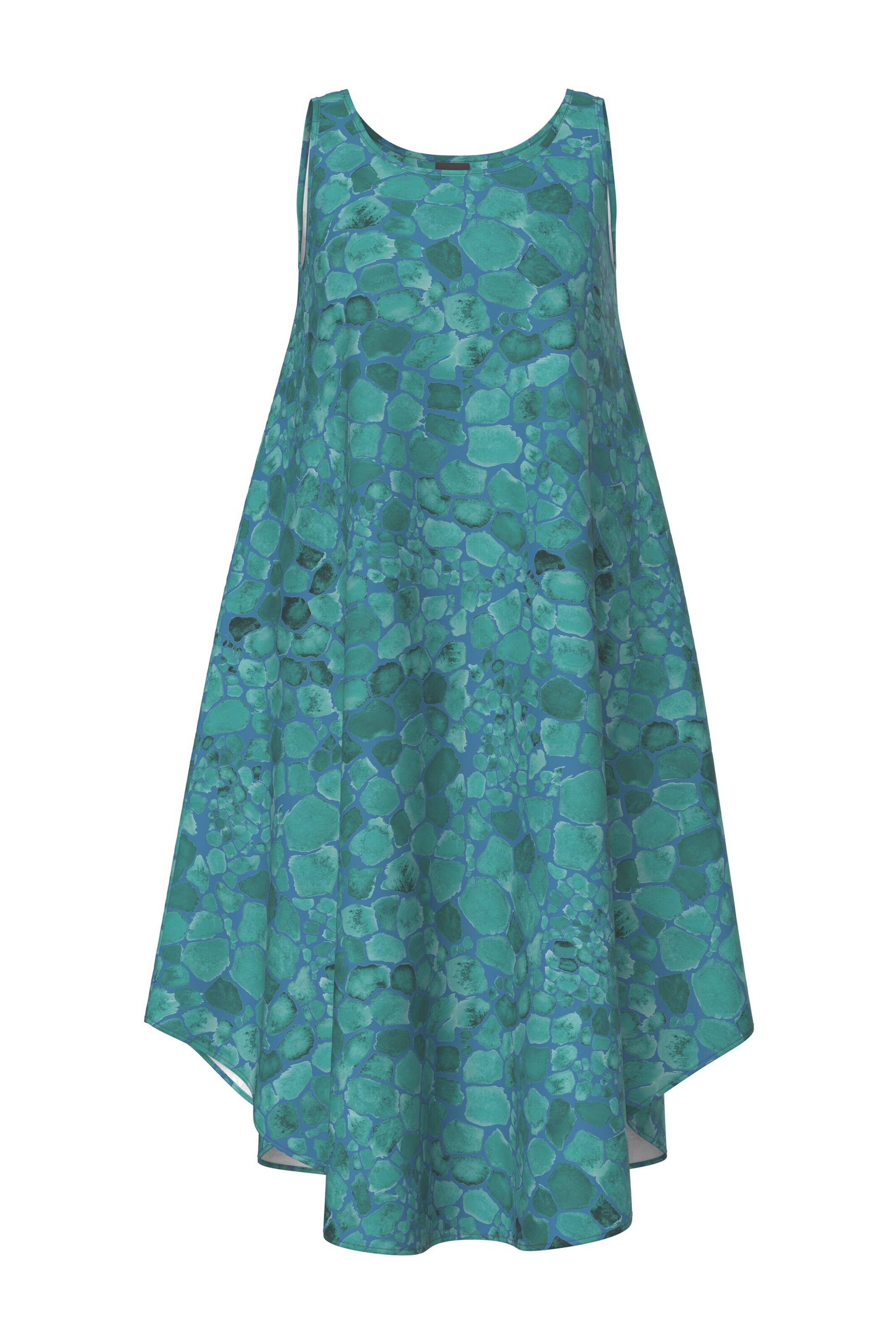 Ulla Popken Kleid in Blau: Vorderseite