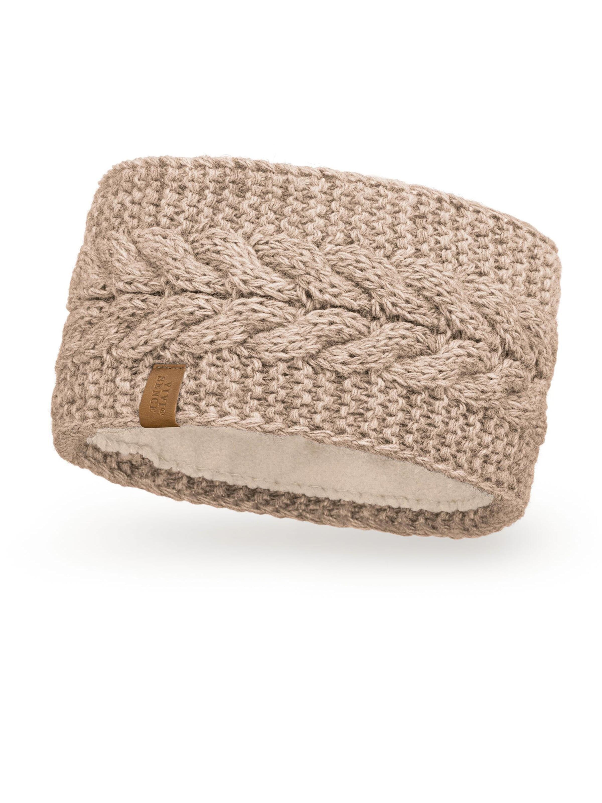 Vivisence Headband '7094' in Beige: front