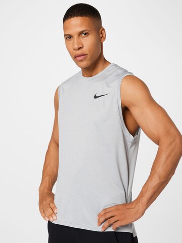 NIKE Performance shirt 'Pro' in Grey: front